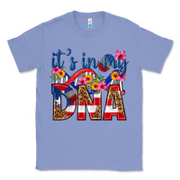Colony Blue its in my dna puerto rico Classic Tee - texasbilliewilder