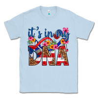Dusty Blue its in my dna puerto rico Classic Tee - texasbilliewilder