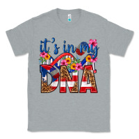 Heather Grey its in my dna puerto rico Classic Tee - texasbilliewilder