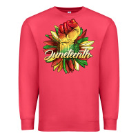 Cardinal juneteenth fist sunflower Premium Sweatshirt - BarkalooDesign