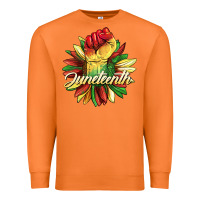 Carrot juneteenth fist sunflower Premium Sweatshirt - BarkalooDesign
