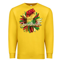 Lemon juneteenth fist sunflower Premium Sweatshirt - BarkalooDesign