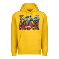 Lemon Football Mom Premium Hoodie - CowhideDigitalArt