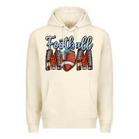 Sandshell Football Mom Premium Hoodie - CowhideDigitalArt