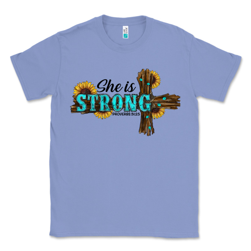 She Is Strong Western Cross Classic Tee by RanaPortraitStore | Teevron