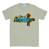 Matcha She Is Strong Western Cross Classic Tee - RanaPortraitStore
