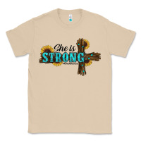 Mushroom She Is Strong Western Cross Classic Tee - RanaPortraitStore