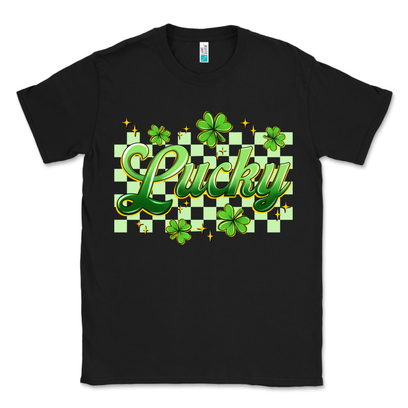 Checkered Lucky Classic Tee by Artiststas | Teevron