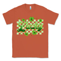 Copper checkered lucky Classic Tee - Artiststas