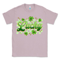 Lilac checkered lucky Classic Tee - Artiststas