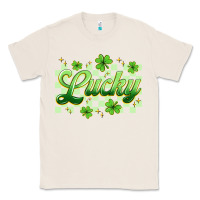 Natural checkered lucky Classic Tee - Artiststas