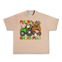 Burro merry christmas crew tractor Urban Heavy Tee - CowGirlArtShop