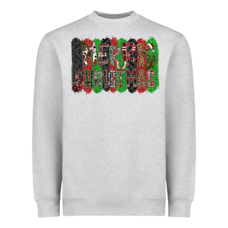 Merry Christmas Heavyweight Sweatshirt by CowhideDigitalArt | Teevron