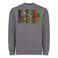Storm Merry Christmas Heavyweight Sweatshirt - CowhideDigitalArt