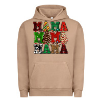 Pigment Burro mama mama mama with christmas lights and christmas tree cakes Urban Hoodie - AdoDesignShop
