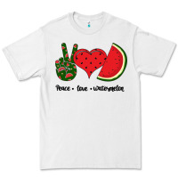 White Peace Love Watermelon Premium Tee - Bettercallsaul