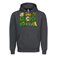 Smoke one lucky teacher Zipper Hoodie - Artiststas