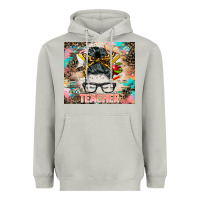 Moon Dust teacher messy bun tumbler Heavyweight Hoodie - BarkalooDesign