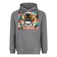 Storm teacher messy bun tumbler Heavyweight Hoodie - BarkalooDesign