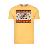Vintage Mustard very merry teacher Vintage Tee - Jasminsmagicworld