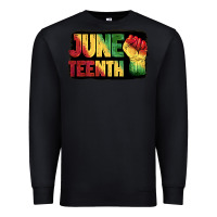 Black juneteenth Premium Sweatshirt - BarkalooDesign