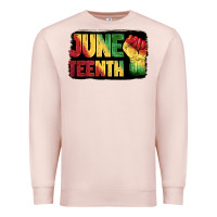 Pale Pink juneteenth Premium Sweatshirt - BarkalooDesign