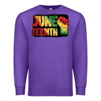 Purple juneteenth Premium Sweatshirt - BarkalooDesign