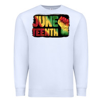 White juneteenth Premium Sweatshirt - BarkalooDesign