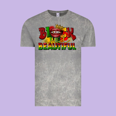 Black And Beautiful Vintage Tee Designed By Cowgirlartshop