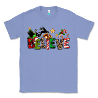 Colony Blue christmas believe Classic Tee - texasbilliewilder