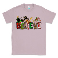 Lilac christmas believe Classic Tee - texasbilliewilder
