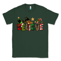 Sports Green christmas believe Classic Tee - texasbilliewilder