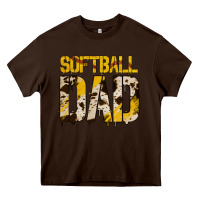 Chocolate Brown Softball Dad Heavy Core Tee - Bettercallsaul