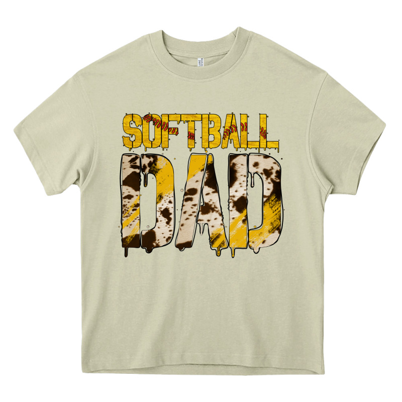 Softball Dad Heavy Core Tee by Bettercallsaul | Teevron