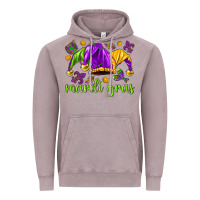 Vintage Zinc Mardi Gras with jester hat Vintage Hoodie - HowdyJamesFarm