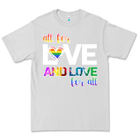 Dove Grey All For Love And Love For All Premium Tee - Bettercallsaul