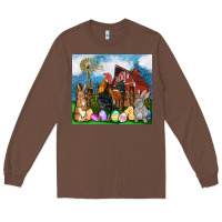Chestnut Farm animals 20oz Long Sleeve Tee - OliviaCreatesArt