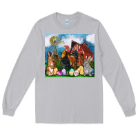 Moon Dust Farm animals 20oz Long Sleeve Tee - OliviaCreatesArt