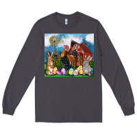 Smoke Farm animals 20oz Long Sleeve Tee - OliviaCreatesArt