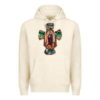Tofu Our Lady Of Guadalupe Cross Premium Hoodie - RanaPortraitStore