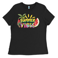 Black summer vibes Ladies Tee - NancyCooperArtShop