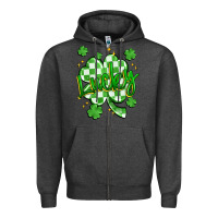 Charcoal Heather lucky Zipper Hoodie - Artiststas