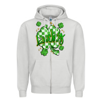 Dove Grey lucky Zipper Hoodie - Artiststas