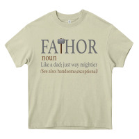 Mossy Fa-Thor Like Dad Just Way Mightier Heavy Core Tee - Bettercallsaul