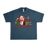Midnight Navy santas favorite baseball player Urban Heavy Tee - CowGirlArtShop