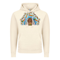 Vintage Artic Easter Bunny with carrot rainbow Easter Day Vintage Hoodie - HowdyJamesFarm