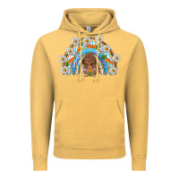 Vintage Mustard Easter Bunny with carrot rainbow Easter Day Vintage Hoodie - HowdyJamesFarm
