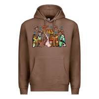Chestnut fur mama Premium Hoodie - CowhideDigitalArt