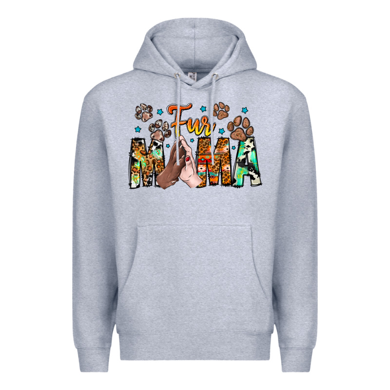 Fur Mama Premium Hoodie by CowhideDigitalArt | Teevron