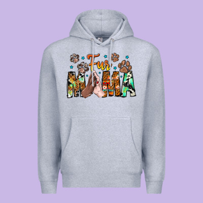Fur Mama Premium Hoodie Designed By Cowhidedigitalart